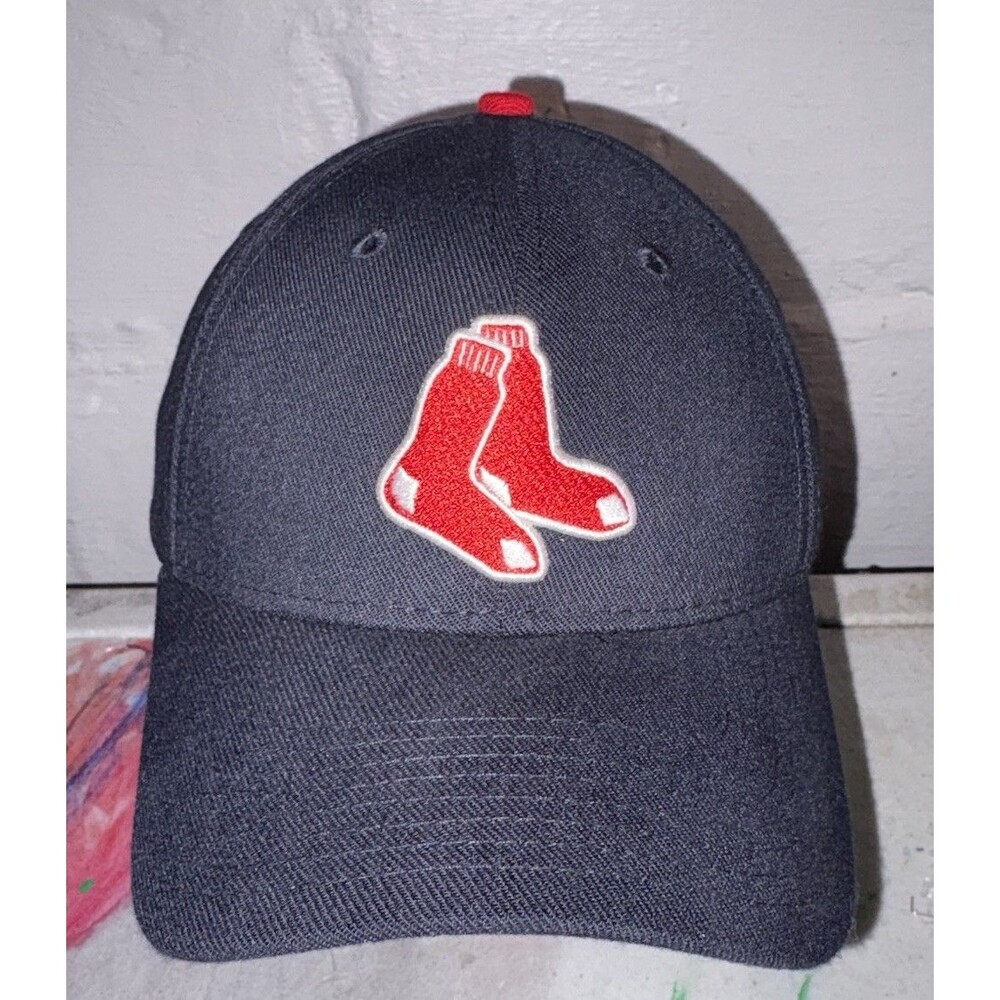 Boston Red Sox New Era 39THIRTY Hat -Navy Stretch Fit Cap - Size S/M